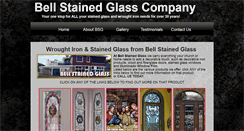 Desktop Screenshot of bellstainedglass.com